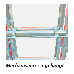 Typ 135 Bock- und Schiebeleiter, 2-teilig 2x7 Sprossen